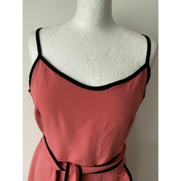 mint & berry Faux Wrap Strapy Dress Size 14 Baroque Rose - Picture 5 of 11